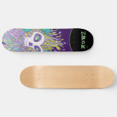 Skateboard Monstre Éffrayant de plumes de démon (Horz)
