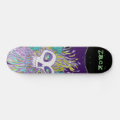 Skateboard Monstre Éffrayant de plumes de démon (Horz)