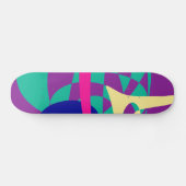 Skateboard Montagnes et planète (Horz)