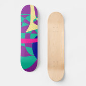 Skateboard Montagnes et planète (Recto)