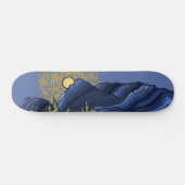Skateboard Montagnes et Soleil (Horz)