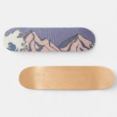 Skateboard Montagnes et vagues (Horz)