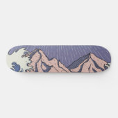 Skateboard Montagnes et vagues (Horz)