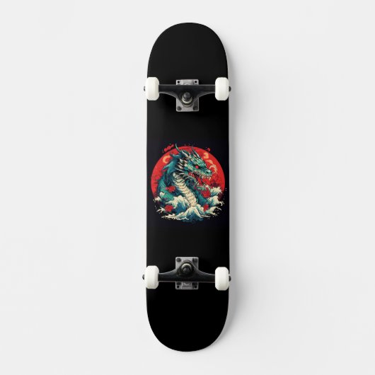Skateboard Monter sur le Dragon (Recto)