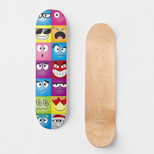 Skateboard Moods and Emoticons (Recto)
