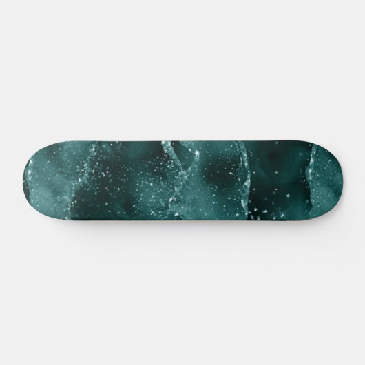 Skateboard Moody Agate | Turquoise Vert Malachite Riche Joyau (Horz)