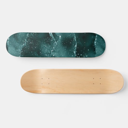 Skateboard Moody Agate | Turquoise Vert Malachite Riche Joyau (Horz)