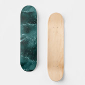 Skateboard Moody Agate | Turquoise Vert Malachite Riche Joyau (Recto)