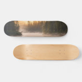 Skateboard Morning Mist on River in the Pines (Horz)