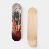 Skateboard Morozumi Bungo-no-kami Masakiyo Kuniyoshi samurai (Recto)
