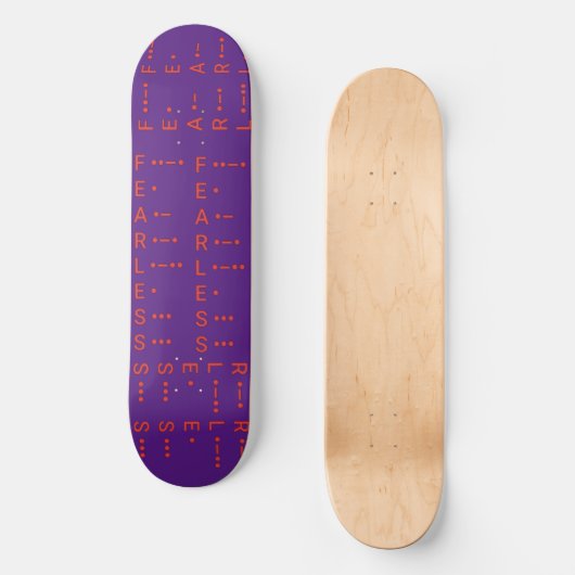Skateboard "Morse Code I" (Recto)