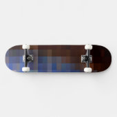 Skateboard Mosaic Brown-bleu (Horz)