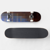 Skateboard Mosaic Brown-bleu (Horz)