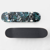 Skateboard Mosaic Mer de Jigscie (Horz)