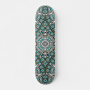Skateboard Mosaïque croisée inversée