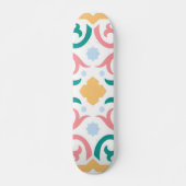Skateboard Mosaïque/pastel/ressort (Devant)