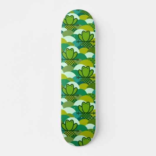 Skateboard Mossy frog (Devant)