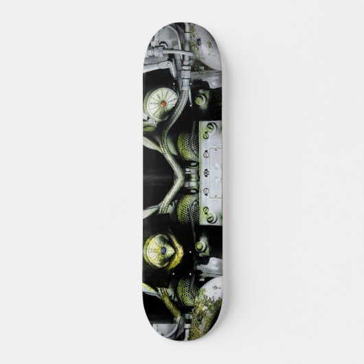 Skateboard Moteur vert (Devant)
