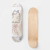 Skateboard Motif (Recto)