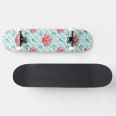 Skateboard Motif 1 de corail rouge (Horz)