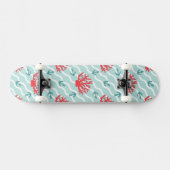 Skateboard Motif 1 de corail rouge (Horz)
