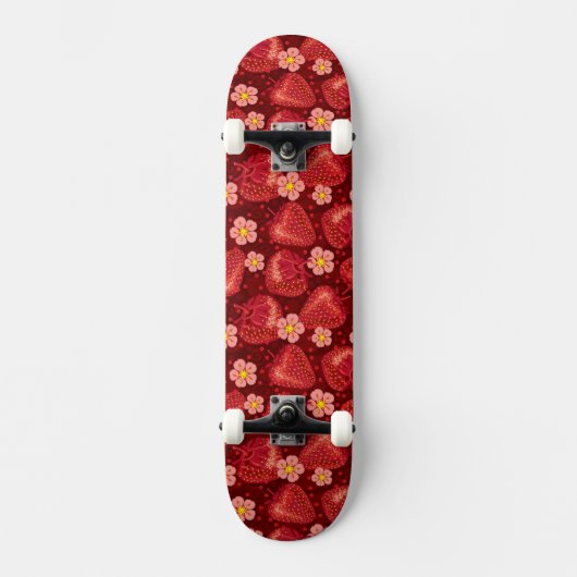 Skateboard Motif 2 2 de fraise (Recto)