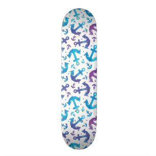 Skateboard Motif 2 d'Ancre de colorant de cravate