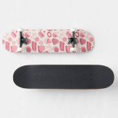 Skateboard Motif 2 de chocolat et de pâtisseries (Horz)