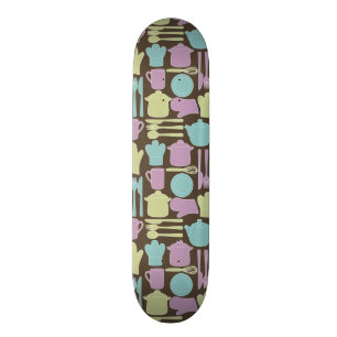 Skateboard Motif 2 d'ustensiles de cuisine
