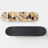 Skateboard Motif 3 de petit déjeuner (Horz)