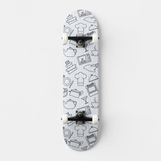 Skateboard Motif 4 de cuisine (Recto)