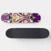Skateboard Motif 4 de damassé (Horz)