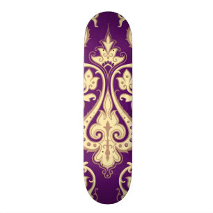 Skateboard Motif 4 de damassé