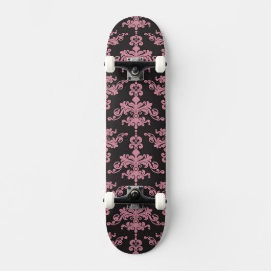 Skateboard Motif 5 de damassé (Recto)