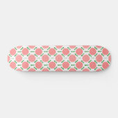 Skateboard motif à fleurs roses (Horz)
