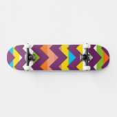 Skateboard Motif à rayures zigzag à chevron aztèque 10 (Horz)