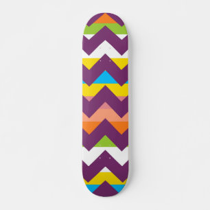 Skateboard Motif à rayures zigzag à chevron aztèque 10
