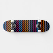 Skateboard Motif à rayures zigzag à chevron aztèque 8 (Horz)
