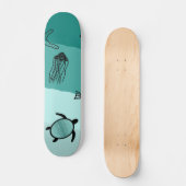 Skateboard Motif à thème sous-marin (Recto)