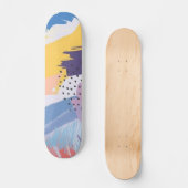 Skateboard motif Abstrait (Recto)