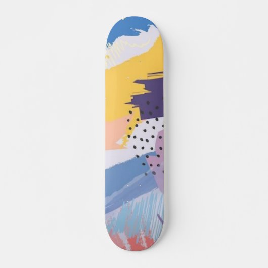 Skateboard motif Abstrait (Devant)