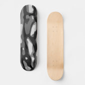 Skateboard Motif Abstrait  Black White (Recto)