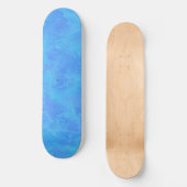 Skateboard Motif abstrait bleu (Recto)