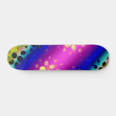 Skateboard Motif Abstrait coloré (Horz)