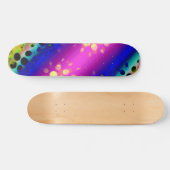 Skateboard Motif Abstrait coloré (Horz)