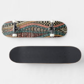 Skateboard Motif abstrait dans le style ethnique (Horz)