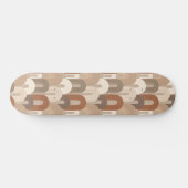 Skateboard Motif Abstrait d'Arche Neutre (Horz)