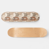 Skateboard Motif Abstrait d'Arche Neutre (Horz)