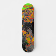 Motif Abstrait Holographique Iridescente