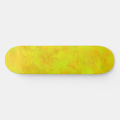 Skateboard Motif Abstrait jaune orange (Horz)